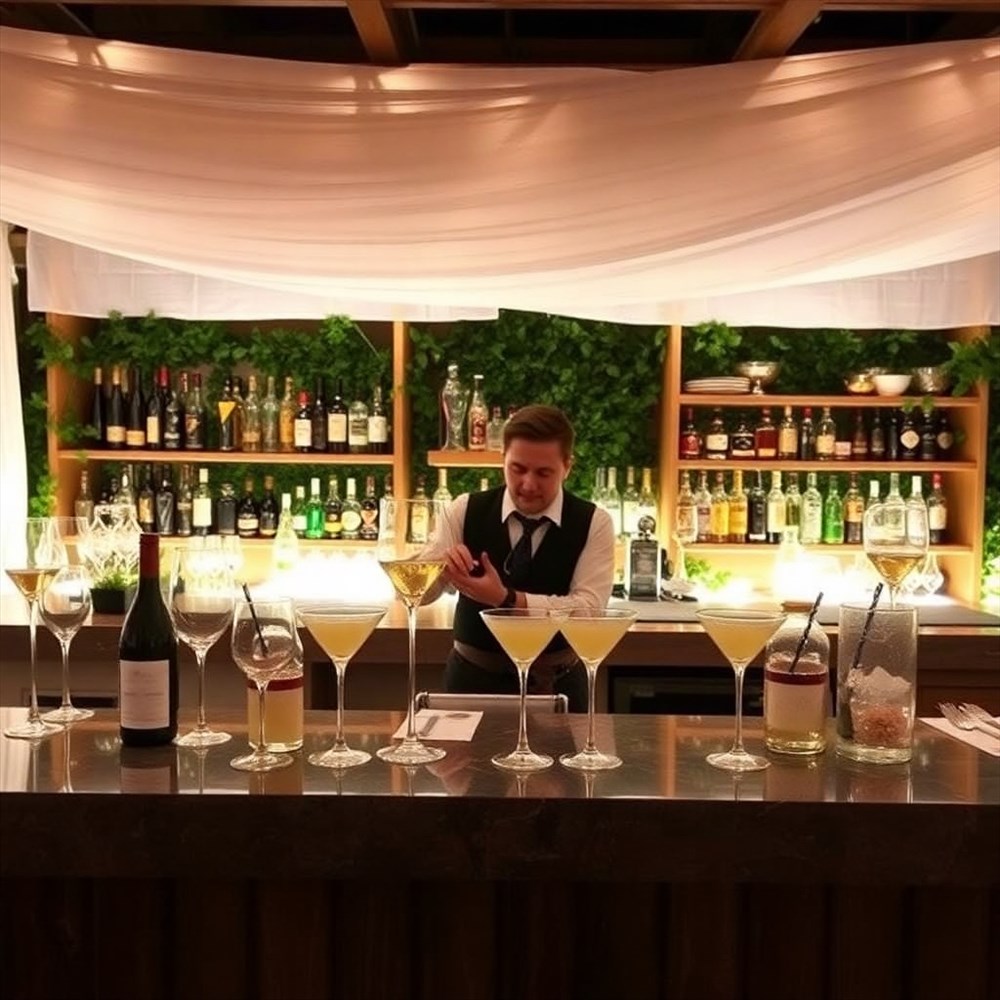Bar à cocktail pour mariage : une animation élégante et conviviale