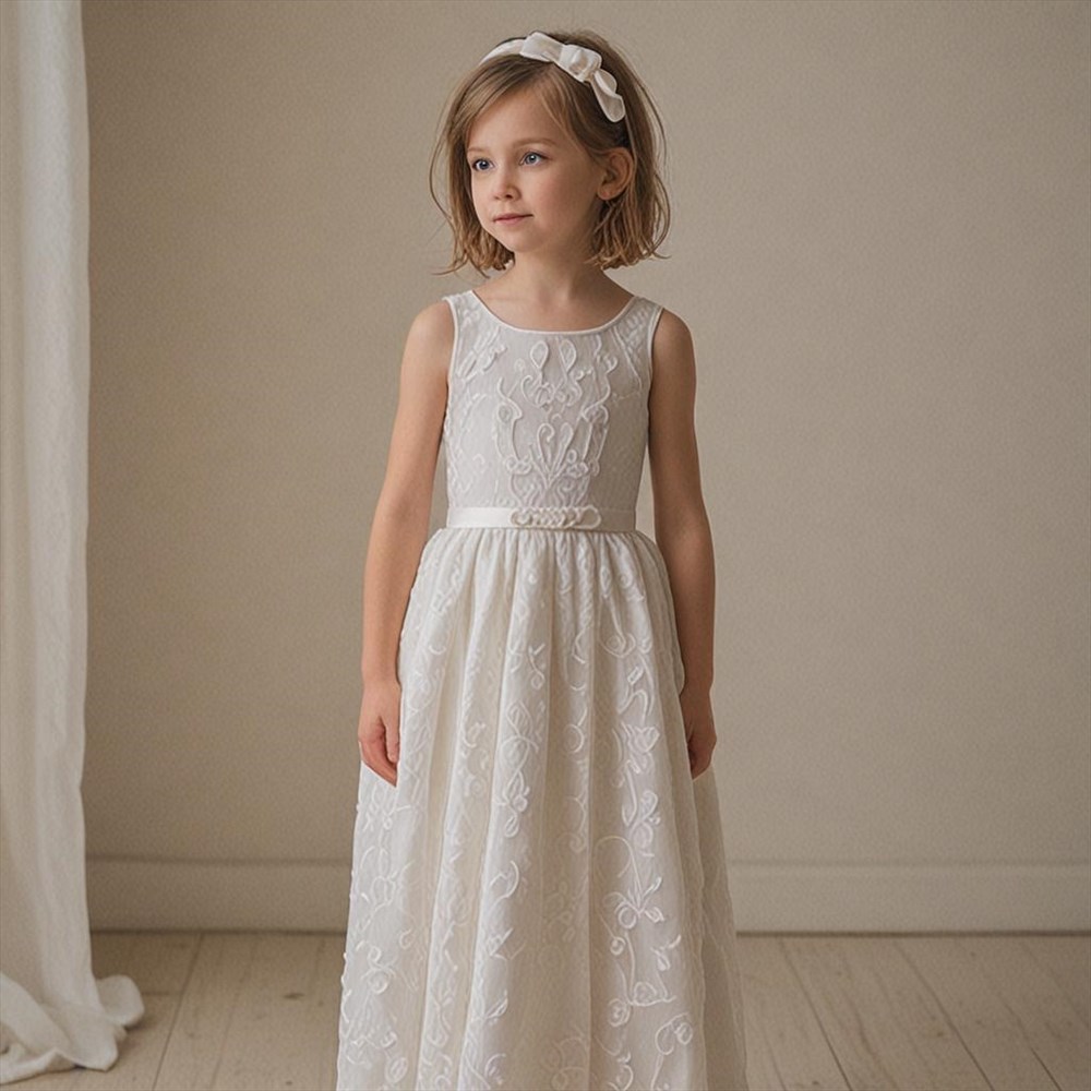 L'élégance miniature : choisir la robe de mariée parfaite pour votre petite princesse