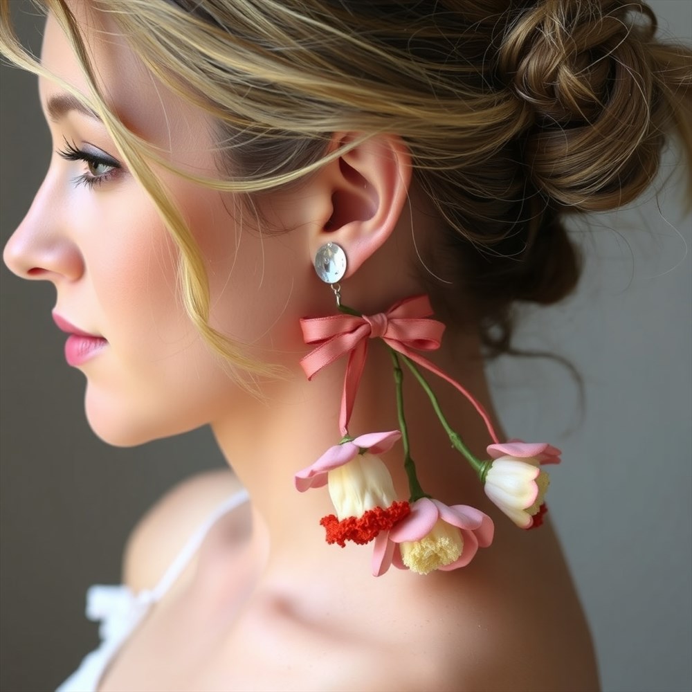 Comment adopter les boucles d'oreilles en fleurs séchées dans votre look ?