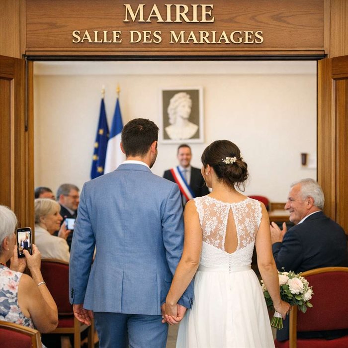 Entrée des mariés à la mairie : déroulement et conseils pratiques