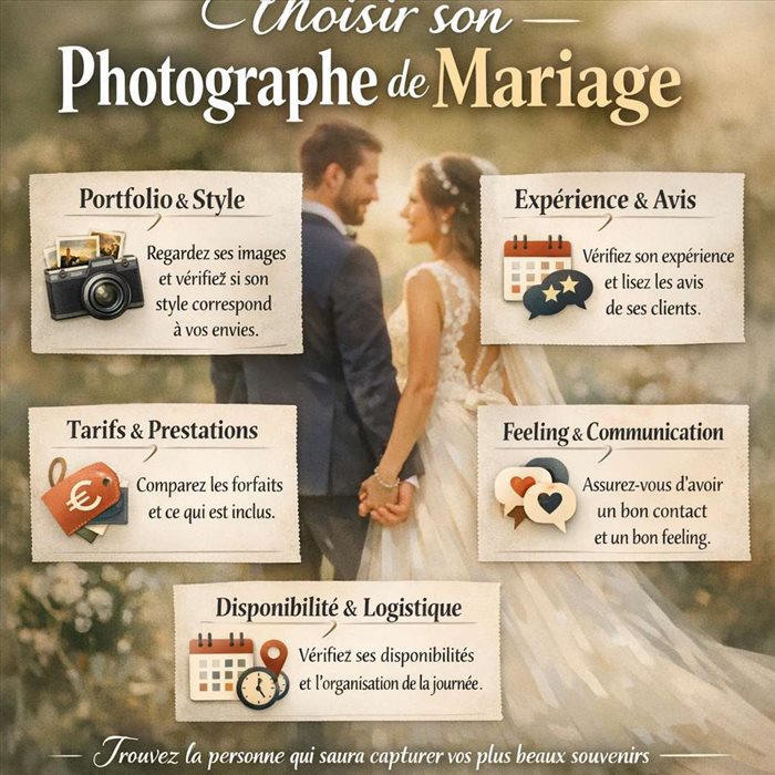 Comment choisir son photographe de mariage ? Nos conseils