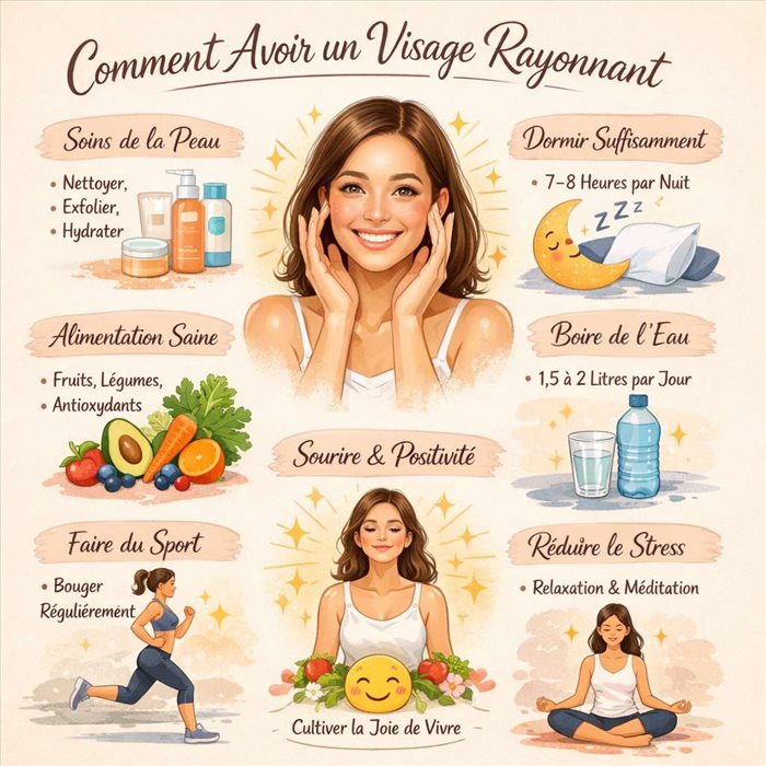 Comment avoir un visage rayonnant ?                           