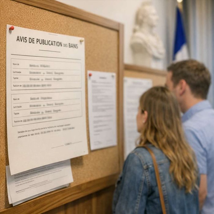 Publication des bans avant mariage : étapes, délais et formalités