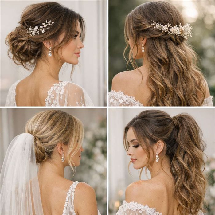 Quelles coiffures de mariée choisir pour être tendance ?