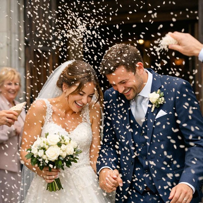 Pourquoi lance-t-on du riz à la sortie du mariage ?