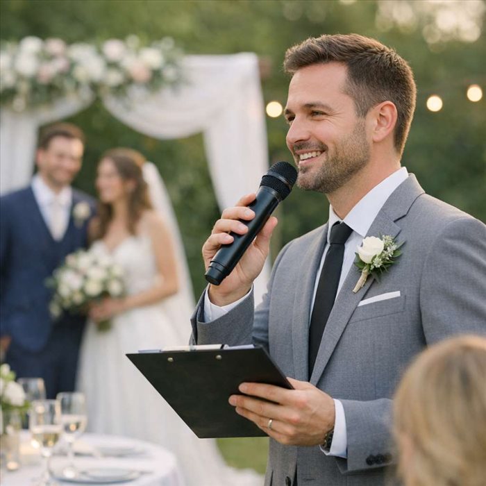 Quel est le rôle du maître de cérémonie de mariage ? Guide complet
