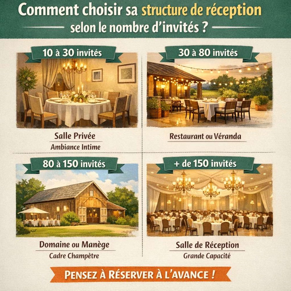 Comment choisir sa structure de réception selon le nombre d’invités ?