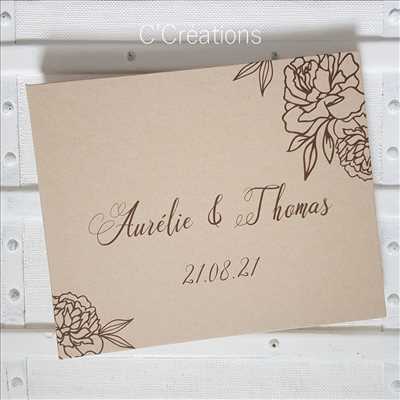Photo Décoration de mariage n°1506 à Vannes par C'Créations by Cécile