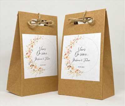 Exemple Décoration de mariage n°4057 zone Pyrénées Atlantiques par Luzagne Créations