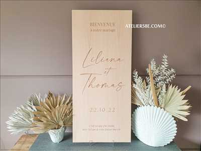 Photo Décoration de mariage n°856 zone Pas de Calais par Atelier58E SPRL