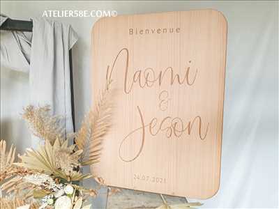 Photo Décoration de mariage n°864 zone Pas de Calais par Atelier58E SPRL